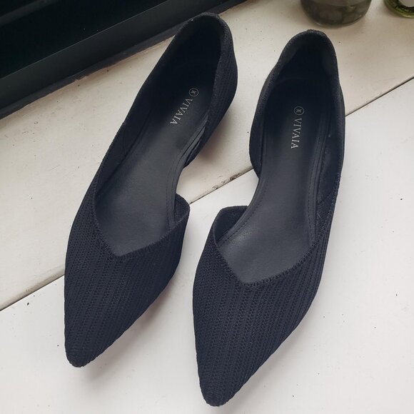 EUC Vivaia Pointed-Toe D'Orsay Flats (Melia) - Picture 2 of 6